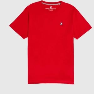 Psycho Bunny Embroidered Logo Red T-Shirt small nwt